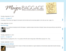 Tablet Screenshot of majorbaggage.com